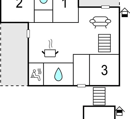 Дом отдыха Awesome In Lembruchduemmer Лембрух